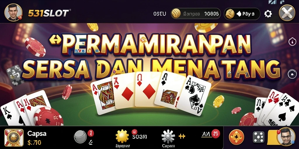 Antarmuka menarik dan mudah digunakan dalam 531SLOT.