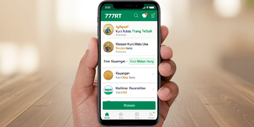 Tampilan antarmuka 777RT yang modern dan informatif.