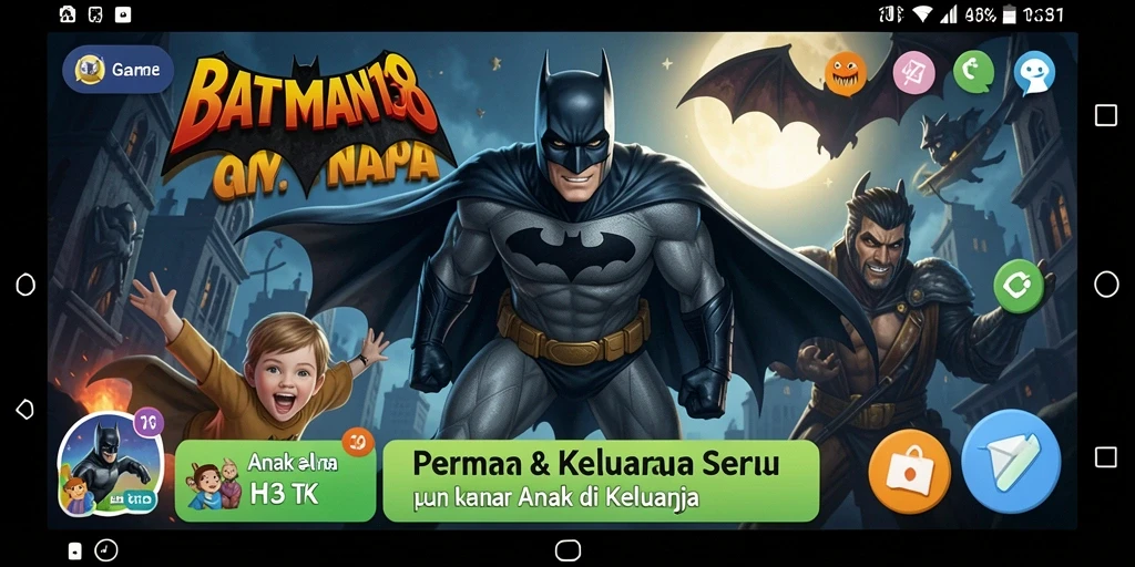 Antarmuka yang menyenangkan dan ramah anak dari BATMAN138.