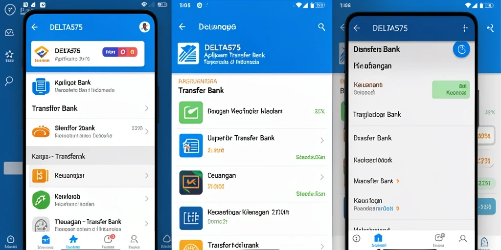 Antarmuka DELTA575 yang sederhana dan mudah digunakan.