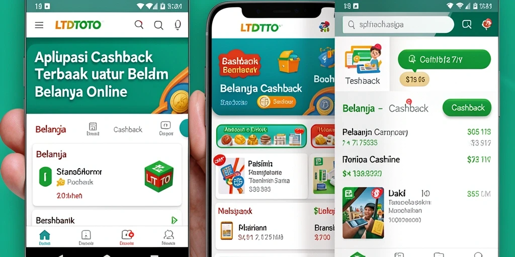 Tampilan antarmuka LTDTOTO menampilkan fitur cashback yang menarik.