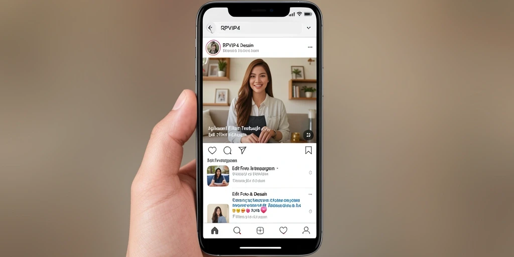 Tampilan antarmuka RPVIP4 dengan koleksi filter Instagram yang menarik.