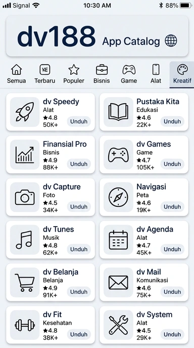 Katalog Aplikasi Populer | dv188 Hub Unduhan Terpercaya
