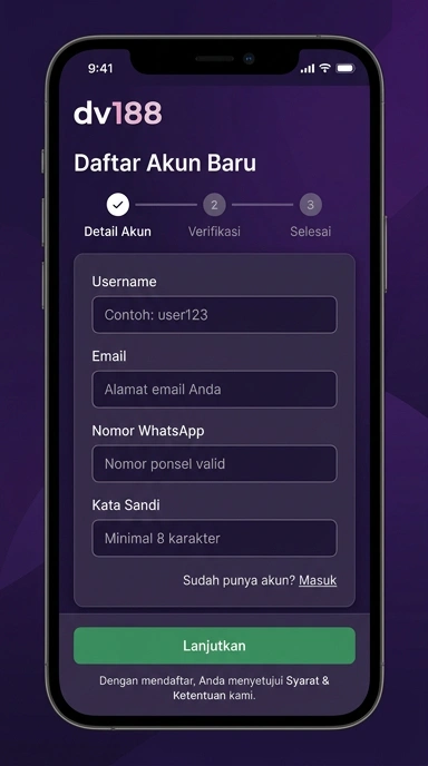 Panduan Lengkap Registrasi Akun dv188 untuk Pengguna Android